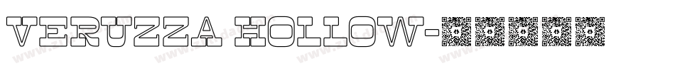 Veruzza Hollow字体转换